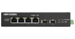 Hikvision DS-3T0506HP-E/HS / Switch / průmyslový / 4x Gb PoE (1x Hi-PoE) / 2x Gb SFP / 60W (DS-3T0506HP-E/HS)