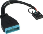Inter-Tech 88885217 / Adaptér / USB 3.0 na USB 2.0 / interní 9-pin (88885217)