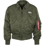 Alpha Industries Bunda CWU 45 dark olive S