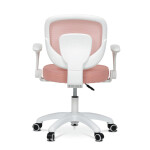 Dětská židle, výškově nastavitelná, růžová síťovina, KA-K1062 PINK