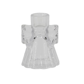 Chic Antique Svícen High Bow Clear, čirá barva, sklo