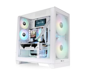 THERMAL TAKE Case View 390 Air, ATX, Průhledná bočnice, 2x 120mm Fan, bílá EDF_964040