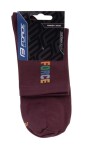 Ponožky FORCE COLOUR krátké, vínové (Barva vínová, velikost L/XL)