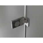 MEXEN/S - Lunar-F L sprchový kout skládací dveře pravá 85 x 80, transparent, chrom 836L-085-080-01-00-P