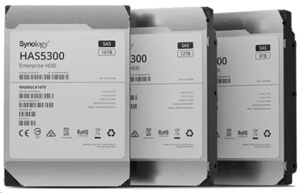 Synology HAS5300 16TB / 3.5 SAS III / 7200 rpm / 512MB cache / MTBF 2.5mh / 5y (HAS5300-16T)