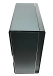 AZZA Cast 808B černá / Midi PC skříň / ATX / 2x USB 3.0 1x USB-C / HD Audio / Bez zdroje / RGB podsvícení (CSAZ-808B)