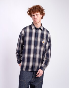 Carhartt WIP L/S Harlin Shirt Harlin Check, Jupiter L