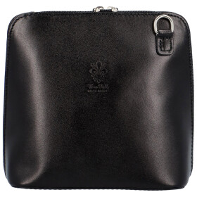 Dámská kožená crossbody Kirsten, černá