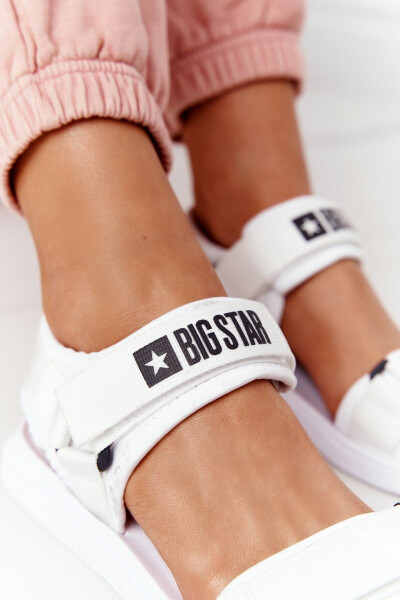 Dámské Sportovní Sandály Big Star HH274A026 Bílé 37