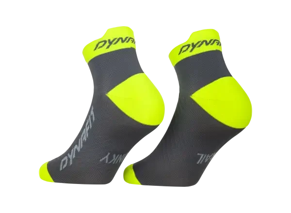 Dynafit Trail Short běžecké ponožky Cinder/Ultra Yellow vel. 43-46