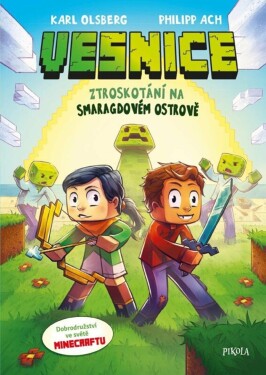 Minecraft Vesnice Ztroskotání na Smaragdovém ostrově Vesnice