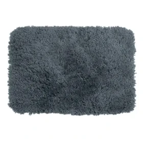 Spirella HIGHLAND koupelnová předložka vysoký vlas 70 x 120 cm tmavě šedá / mikrovlákno (7610583130860)