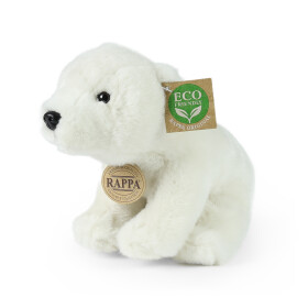 Plyšový lední medvěd sedící 20 cm, ECO-FRIENDLY
