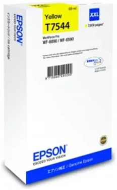 Epson T75544 cartidge / pro WorkForce Pro WF-8090 DW Series / 69 ml / žlutá (C13T754440)