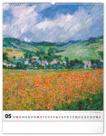 Nástěnný kalendář 2027 Notique Claude Monet, 48 x 56 cm