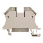 Weidmüller Z-series, Feed-through terminal, Rated cross-section: 2,5 mm², Tension clamp connection, Wemid, Dark Beige, ZDU 2.5 1608510000-100 100 ks