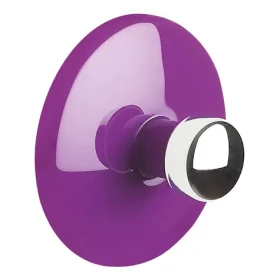 Spirella BOWL samolepící háček fialový / ABS / průměr 50 mm (7610583162489)