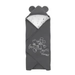 Hauck Zavinovací deka do autosedačky a kočárku Snuggle Mickey Mouse Anthracite (HK710104)