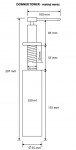 Donner TOWER Matný nerez kov 8596220010520
