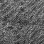 Židle jídelní, šedá látka, nohy černý kov