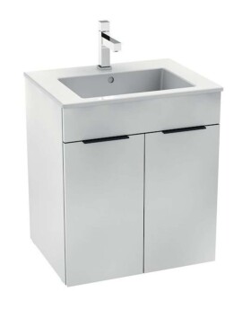 JIKA - Cube Skříňka s umyvadlem, 54x42x62 cm, bílá H4536111763001