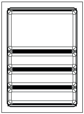 Agoform příborník do zásuvky 500 Scoop II