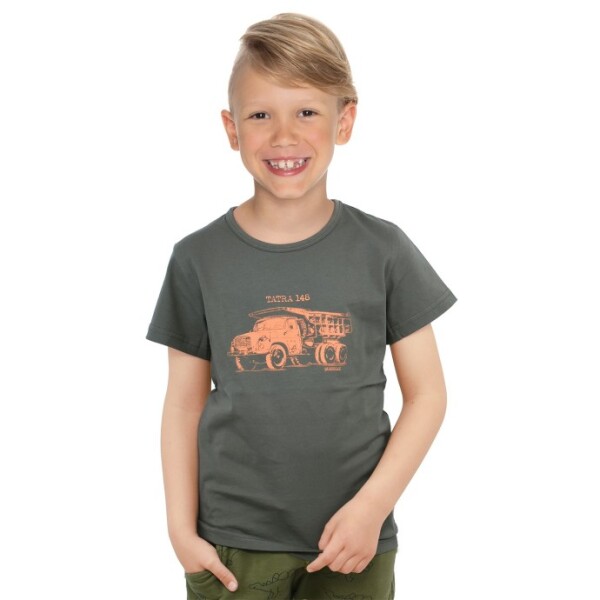 Bushman tričko Bob dark green 152
