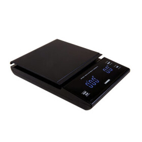 Hario VSTW-3000 Digitální baristická váha černá / stopky / Přesnost: 0.5g / 3x AAA (VSTW-3000-B)