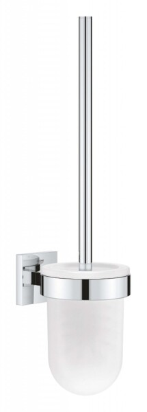GROHE - QuickFix Start Cube WC štětka nástěnná s držákem, sklo/chrom 40977000