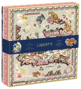 GALISON Oboustranné puzzle 2v1 Liberty Maxine London