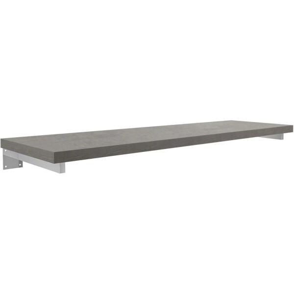 CERANO Deska pod umyvadlo Navira Pro + 2 skryté konzole - betonově šedá - 100x46x3,6 cm