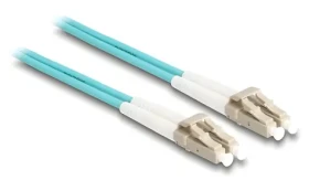 Delock LC-LC OM3 Duplex 1m / Optický kabel / Kovová armatura / LSZH (87907)