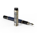 Plnicí pero Waterman Man24 Blue LE, hrot M