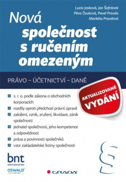 Nová společnost s ručením omezeným - aktualizované vydání - Lucie Josková