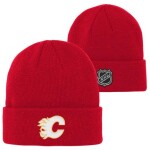 Outerstuff Dětská zimní čepice Calgary Flames NHL Cuffed Knit