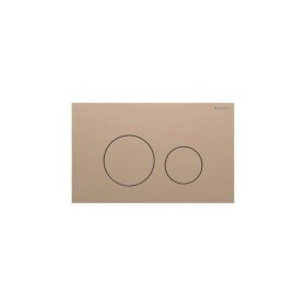 GEBERIT - Sigma40 Ovládání splachování, easy to clean, kartáčované červené zlato 115.628.QB.1