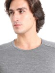 Pánské triko ICEBREAKER Mens 260 Tech LS Crewe, Gritstone Heather velikost: XXL