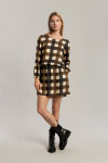 Benedict Harper Dress Aster Khaki Grid