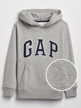 Šedá klučičí dětská mikina GAP Logo hoodie