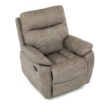 TV a relaxační křeslo s manuálním ovládáním, potah lanýžová látka v dekoru vintage