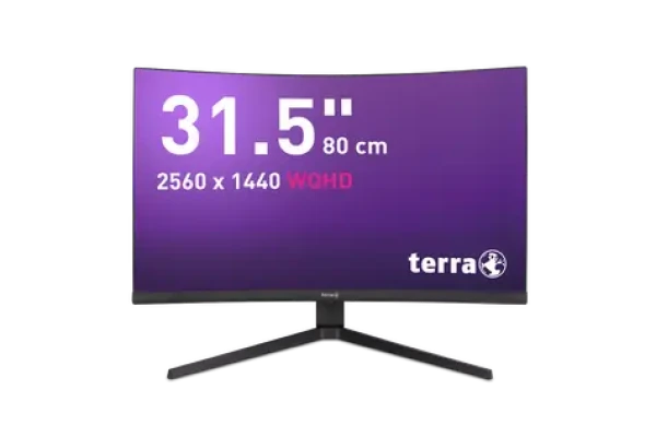 31.5" TERRA 3285W HA černá / Monitor / VA / QHD / 180Hz / Zakřivený / HDMI/DP/USB-C (3030245)