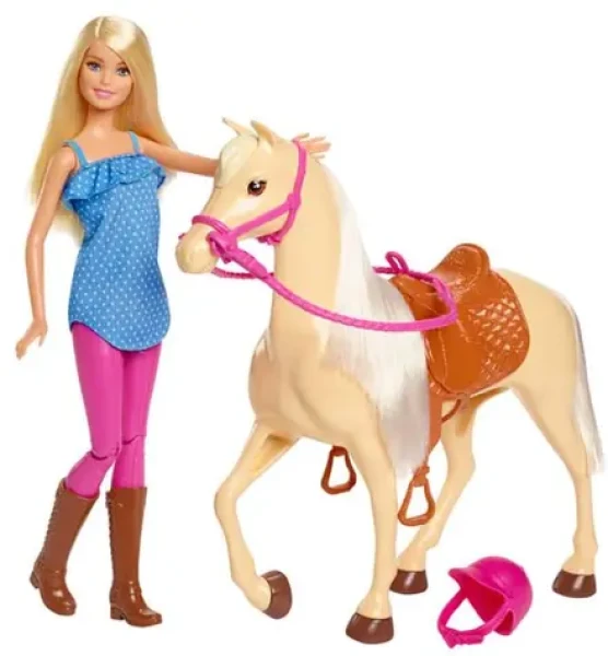 Mattel Barbie FXH13 Panenka s koníkem