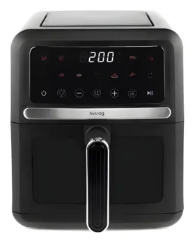Huslog Horkovzdušná fritéza černá / Horkovzdušná fritéza / 1500 W / 5 l / 10 programů / dotykový displej (OWN000104)