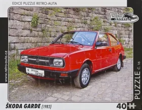 RETRO-AUTA Puzzle č.16 ŠKODA GARDE (1983)