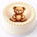 Obrázek Jedlý papír na dort Hnědý medvídek