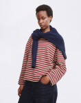 Armedangels Frankaa Maarlen Stripe 3677 velvet red-honey reed S