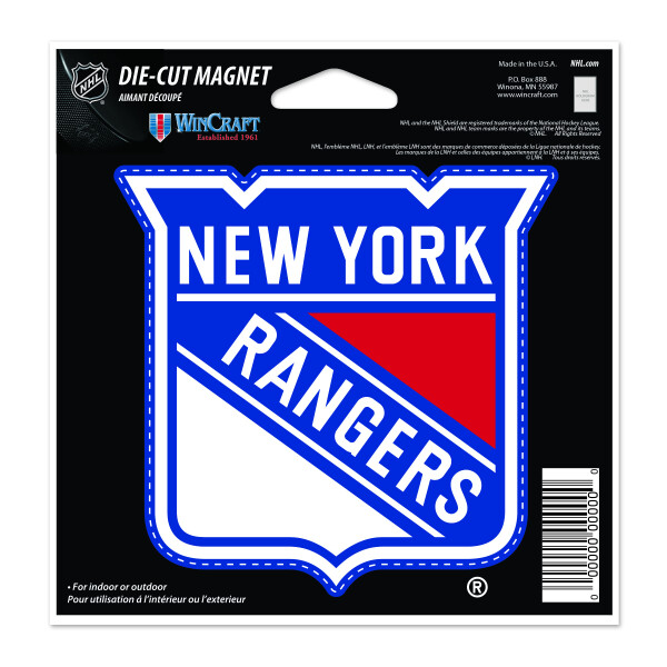 Wincraft Magnet New York Rangers NHL Die Cut Magnet