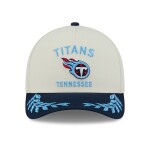 New Era Pánská kšiltovka Tennessee Titans NFL 2025 Draft 9FORTY M-Crown A-Frame Snapback - Béžová