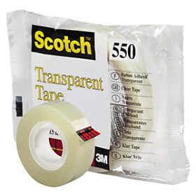 8 x Průhledná lepící páska Scotch, šířka 19 mm, návin 33 m