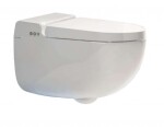 KLUDI - CleanTronic Elektronický bidet s keramikou a dálkovým ovládáním, Rimless, Spiralflush, lesklá bílá 16WCW0143